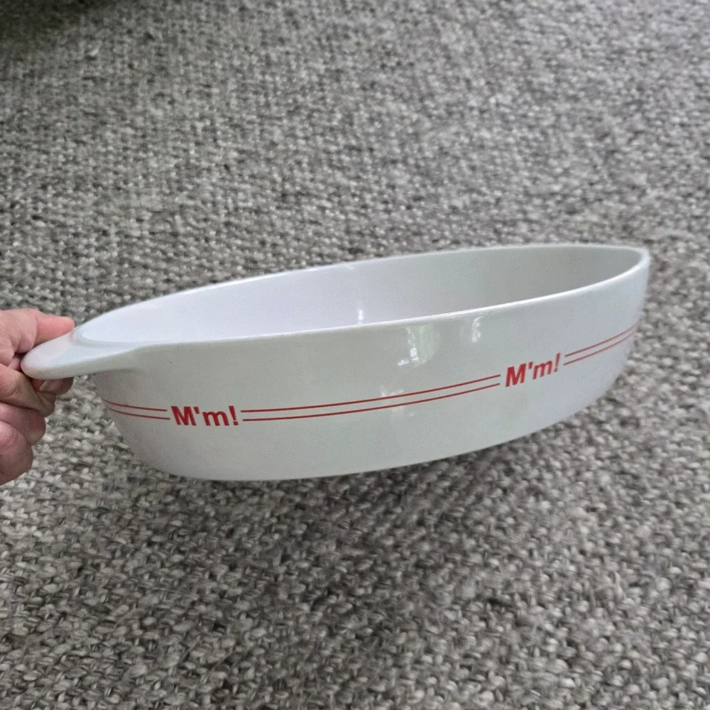 Campbell's Casserole Dish Large 16x11 Green Bean Recipe Ceramic Baker 2006